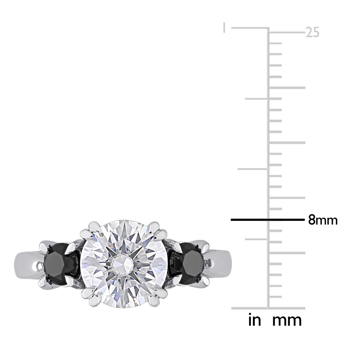 Diamond Classics™ 10kt. 3-Stone Black Diamond Ring