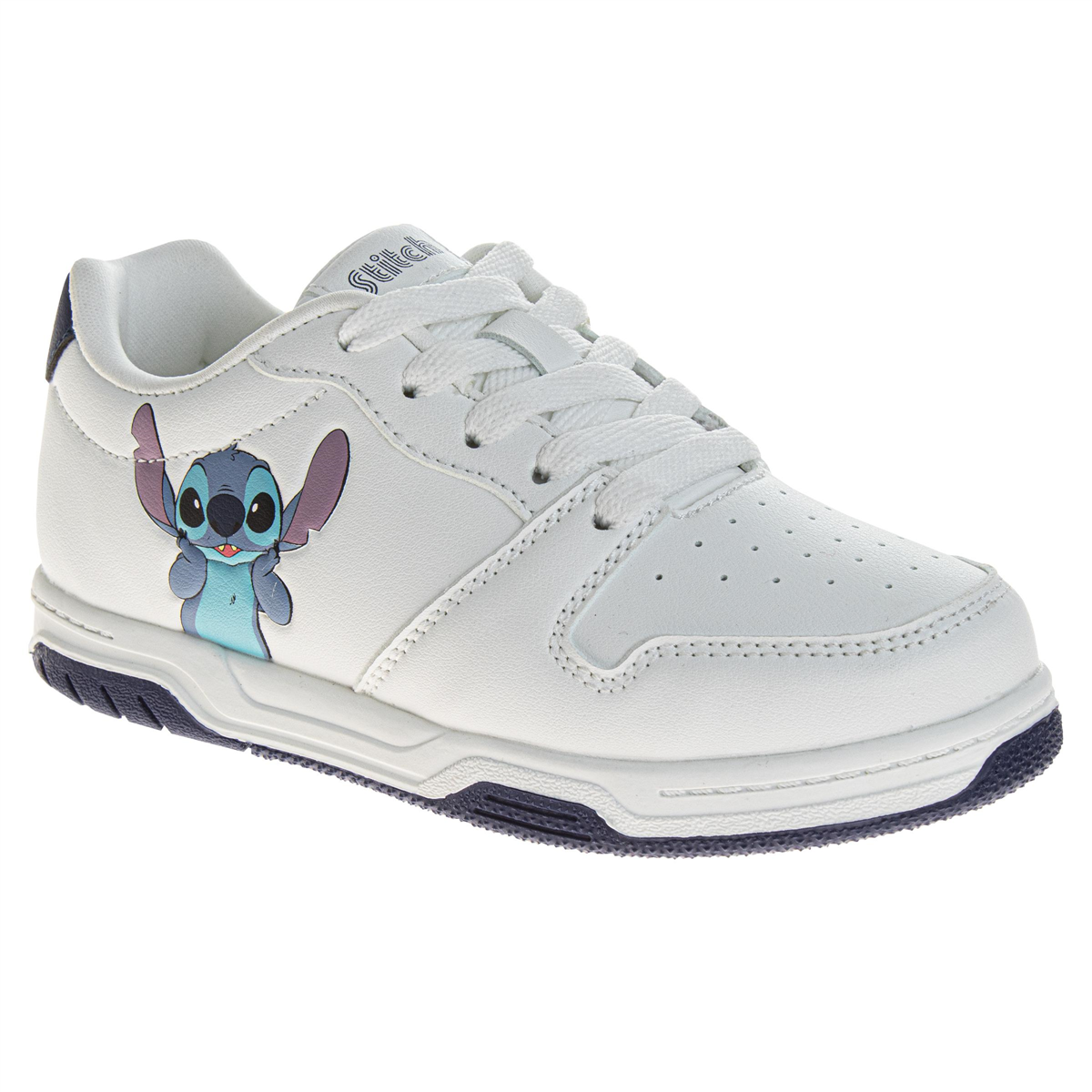 Big Kids Disney(tm) Stitch Lace Up Vintage Style Sneakers