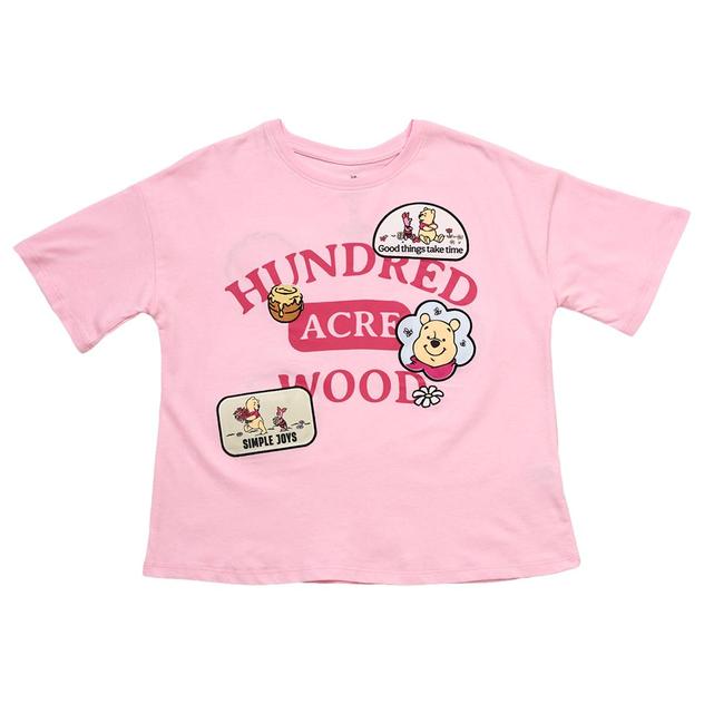 Girls (7-16) Disney Hundred Acre Wood Front & Back Tee