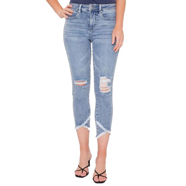 Womens Royalty Vintage Dream Tulip Hem Ankle Jeans