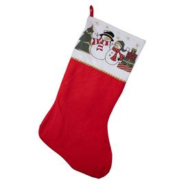 Northlight Seasonal 19in. Jolly Snowmen Scene Christmas Stocking