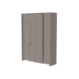 FM FURNITURE Dalton Light Grey Foldable Desk