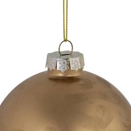 Northlight Seasonal 3.5in. Brushed Glass Ball Christmas Ornament