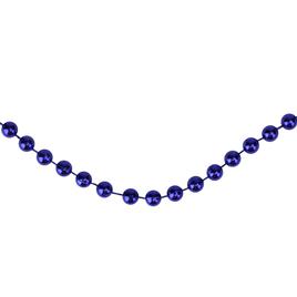 Northlight Seasonal Shiny Sapphire Beaded Christmas Garland