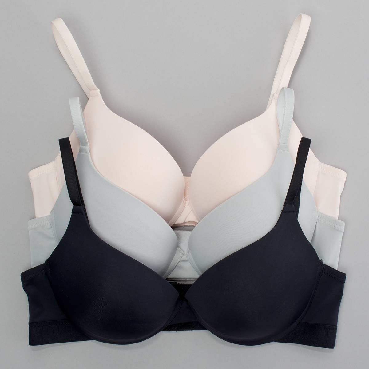 Juniors IZOD 3pk Micro Pushup Bra w/Logo -IZ70851BV