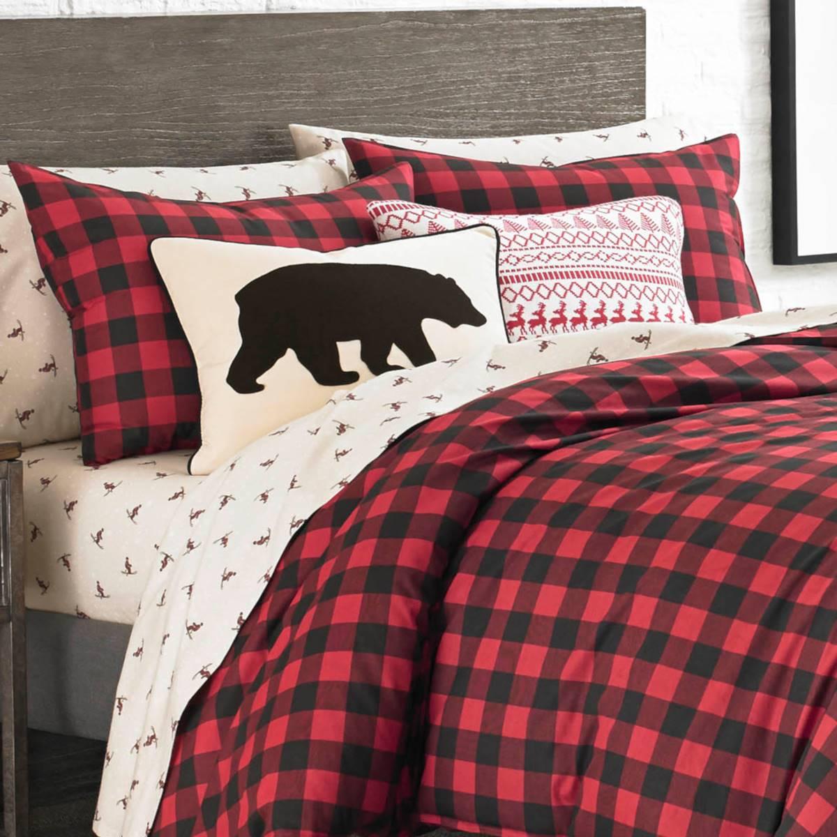 Eddie Bauer Mountain Plaid Reversible Comforter Set