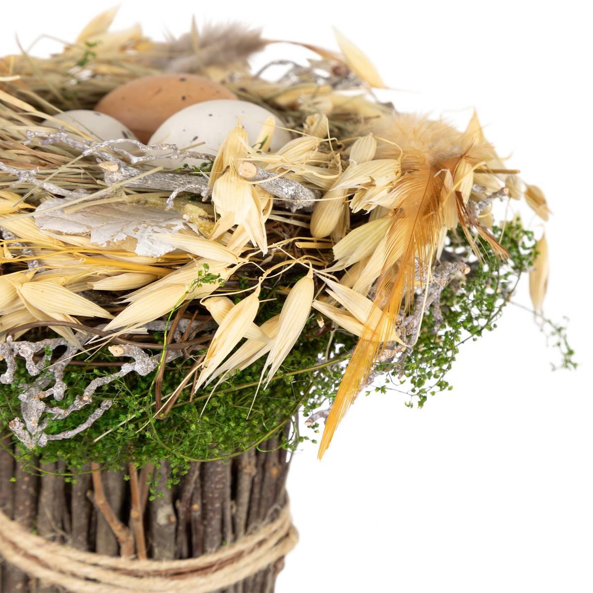 Northlight Seasonal Bird''s Nest with Eggs Easter Décor