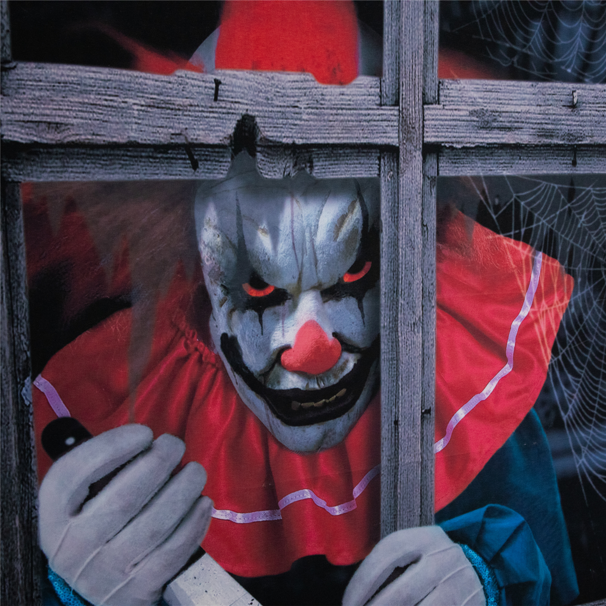 Northlight Creepy Clown Scary Window Halloween Decoration - 47in.