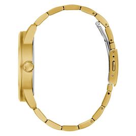 Mens Guess Gold-Tone Indigo Sunray Dial Quartz Watch - GW0963G2