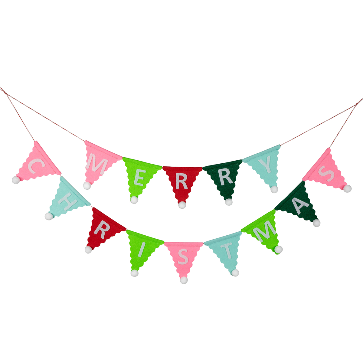Northlight 45in. Multi Merry Christmas Banner Garland