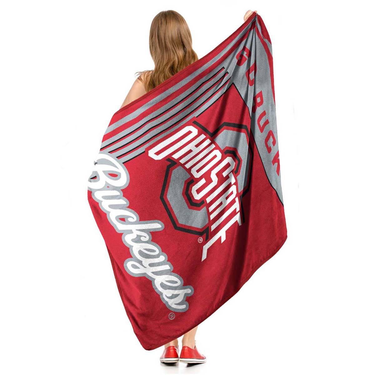 Sweet Home Collection NCAA Ohio State Buckeyes Throw