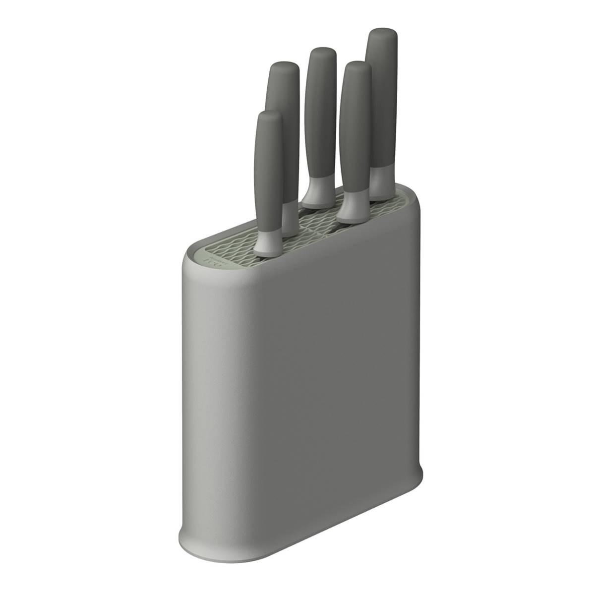 BergHOFF Balance Non-stick Stainless Steel 6pc. Knife Block Set
