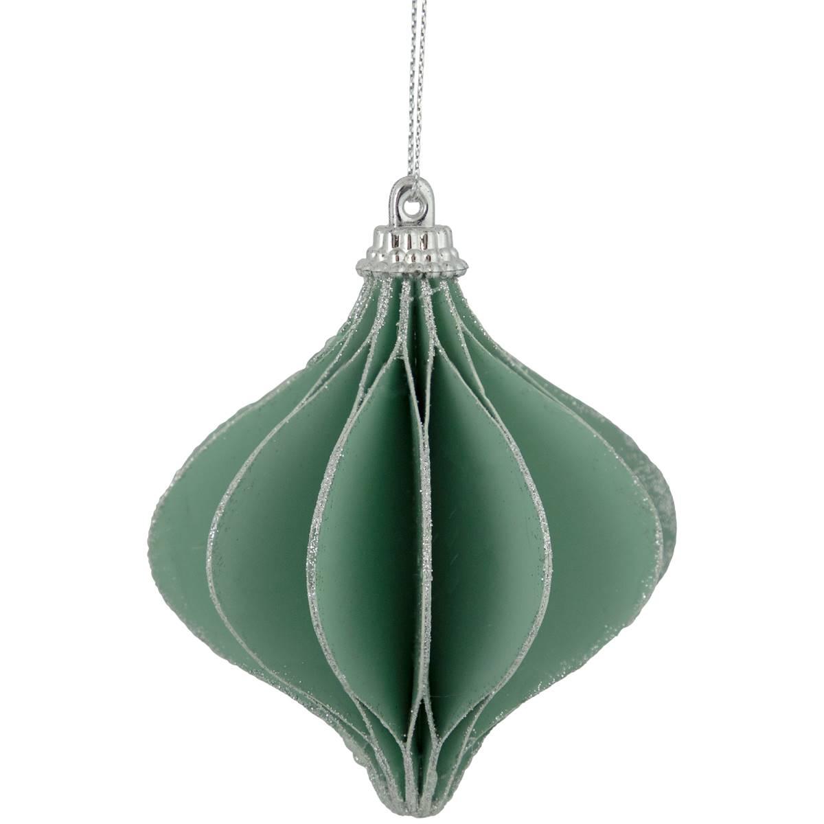 Northlight Seasonal Glittered Onion Christmas Ornament