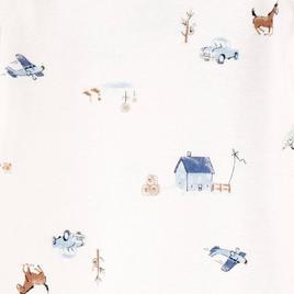 Baby Boy (Preemie-3M) Carter’s® 2pk. Wild & Free/Stripe Gowns