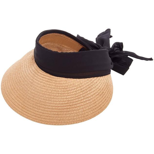 Womens Vince Camuto Tie Back Chiffon Visor