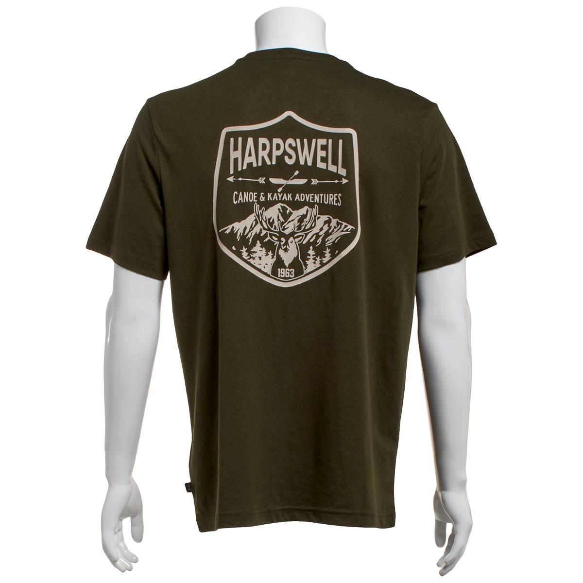 Mens LANDS’ END® Short Sleeve Graphic Tee - Forest