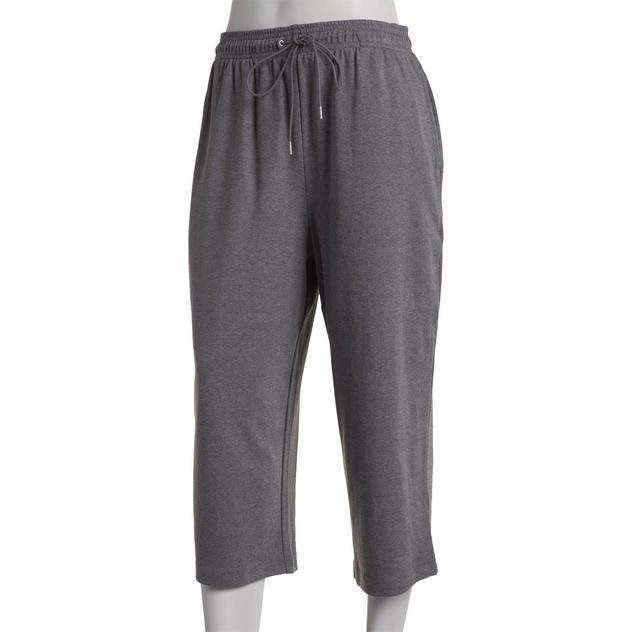 Plus Size Hasting & Smith Solid Knit Capri Pants