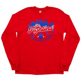 Mens Tailgate Fightins'' Skyline Long Sleeve Tee