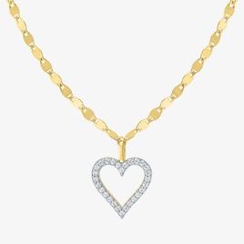Nova Star(R) 1/10cttw. Lab Grown Diamond Heart Pendant
