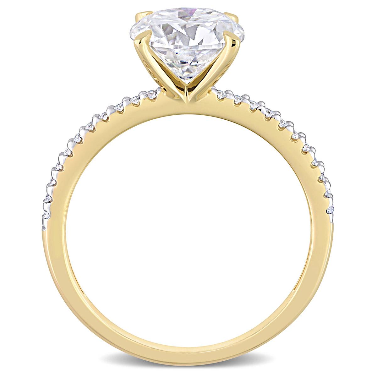 Gemstone Classics™ 14kt. Gold 1 4/5ctw. Moissanite Ring