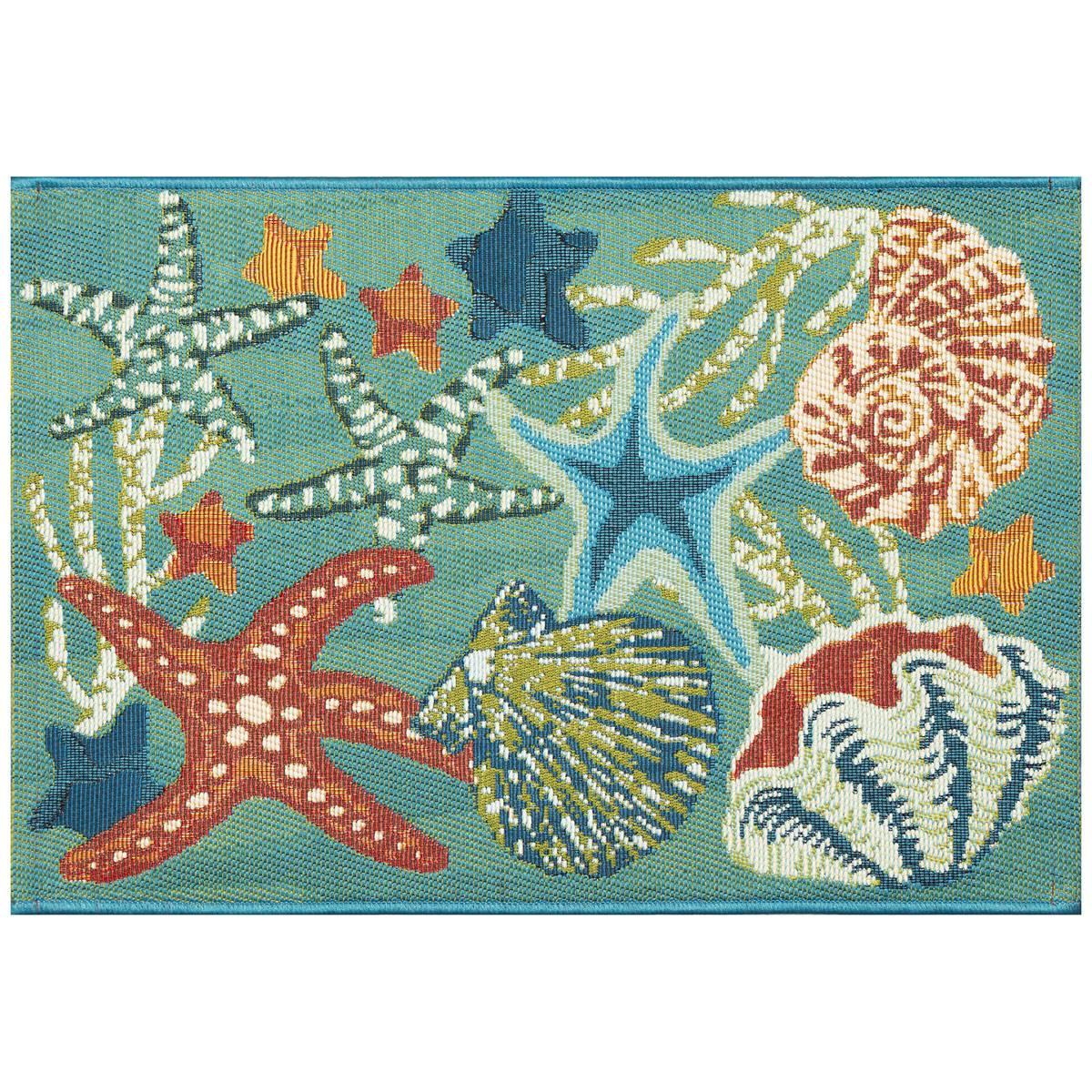 Liora Manne Esencia Starfish Song Rectangular Accent Rug