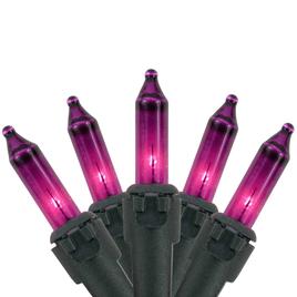 Northlight Seasonal 10ft. Purple Christmas Lights - Black Wire