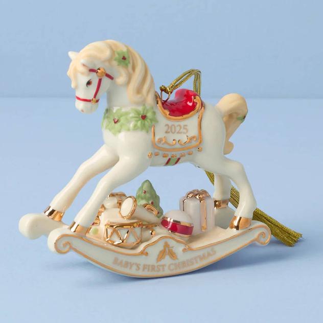 Lenox® 2025 Vintage Rocking Horse Ornament