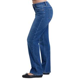 Juniors YMI® Mid Rise Maddy Straight Leg Jeans