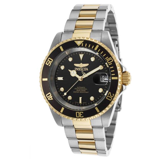 Mens INVICTA Pro Diver Black Dial Automatic Watch - 8927OB