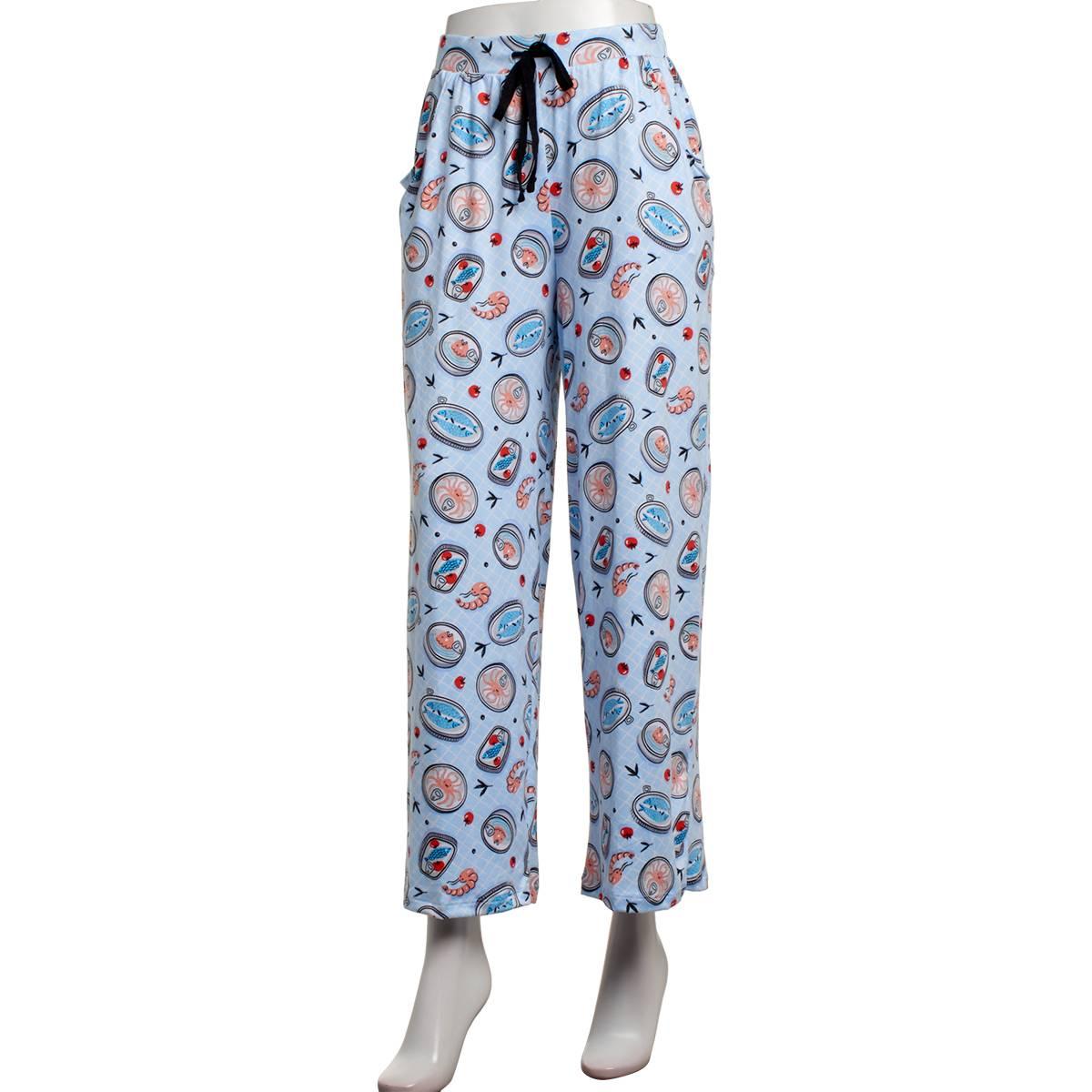 Juniors Pillow Talk Sardines Wide Leg Pajama Pants