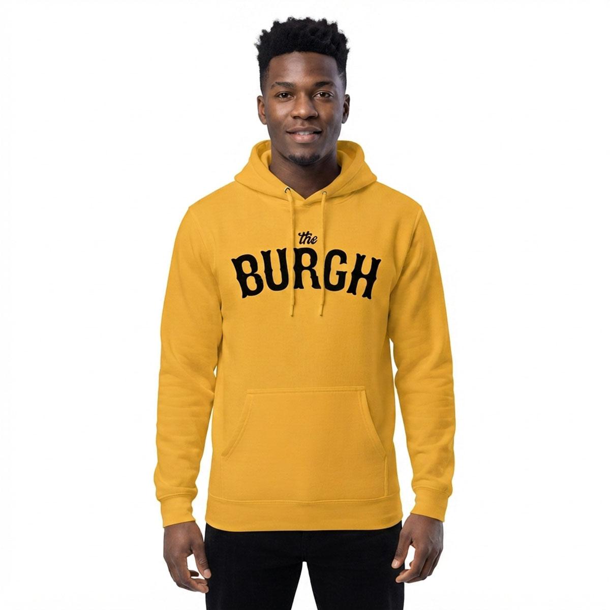 Mens Tailgate Pittsburgh Football The Burgh Hoodie