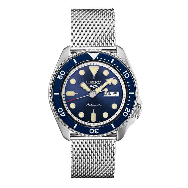 Mens Seiko 5 Stainless Steel Automatic Watch - SRPD71