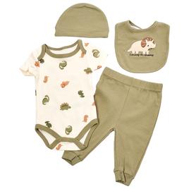 Baby Boy (NB-9M) Rene Rofe(R) 4pc. Dino Pants Set