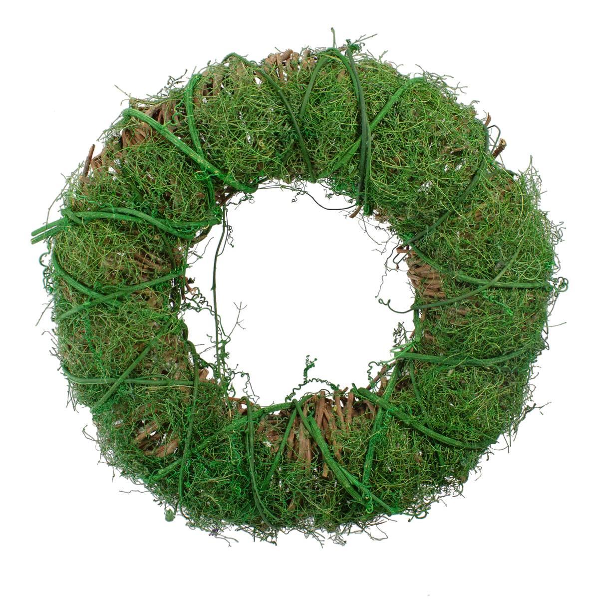Northlight Seasonal Artificial Green Moss & Twig Spring Wreath