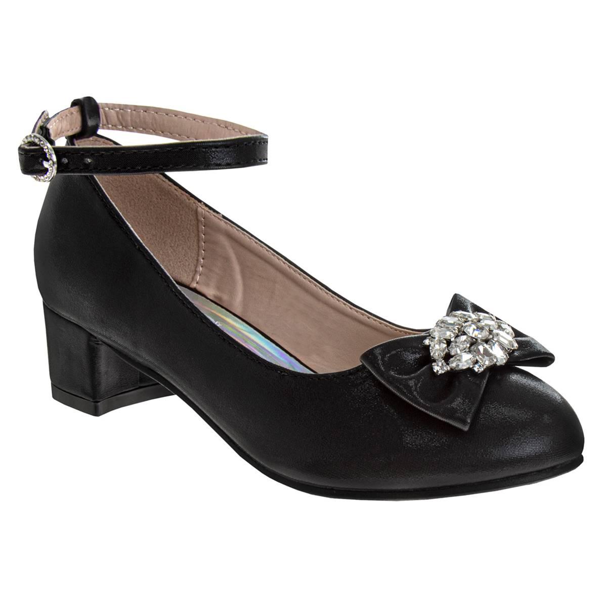 Little Girls Badgley Mischka Slingback Dress Pumps with Bow
