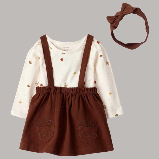 Baby Girl (NB-24M) Carter's® 3pc. Thanksgiving Jumper Set