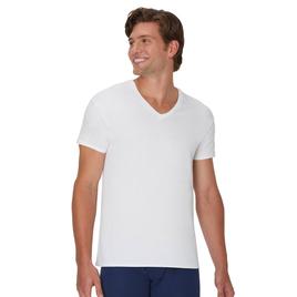 Mens Hanes Ultimate(R) Core 5pk. V-Neck Tee - White
