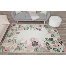 Rugs America™ Valentina Royal Blossom Pink Transitional Area Rug