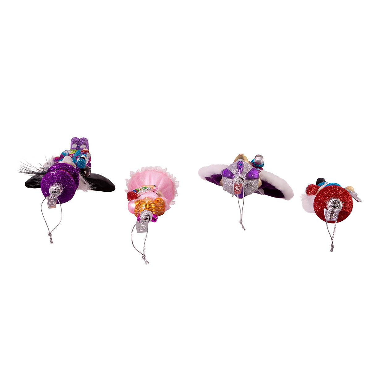 Kurt S. Adler 4pc. Noble Gems™ Glass Nutcracker Ornament Set