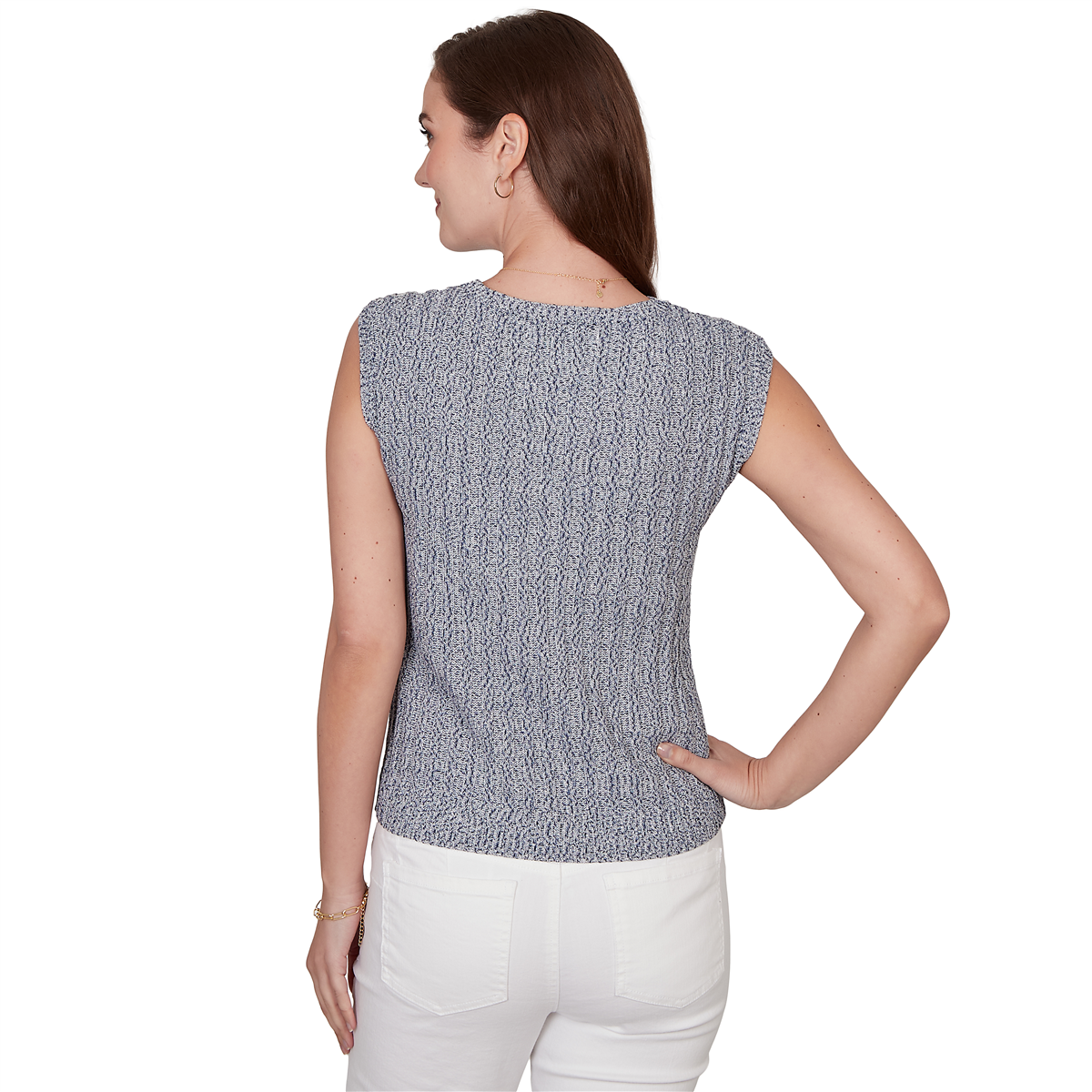 Womens Emaline Summer In The City Cap Sleeve Sweater Vest