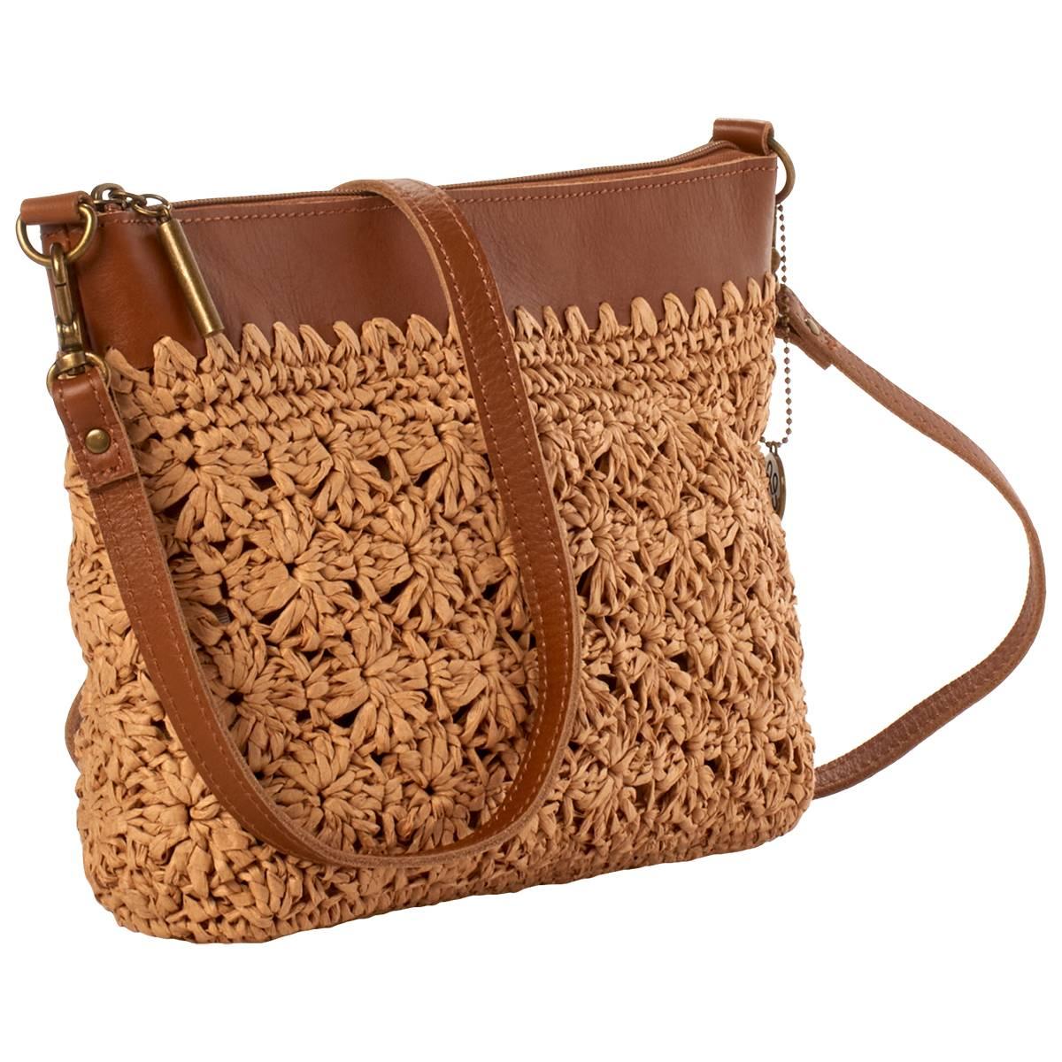 The Sak Lumi Crochet Crossbody - Neutral Primary Stripe