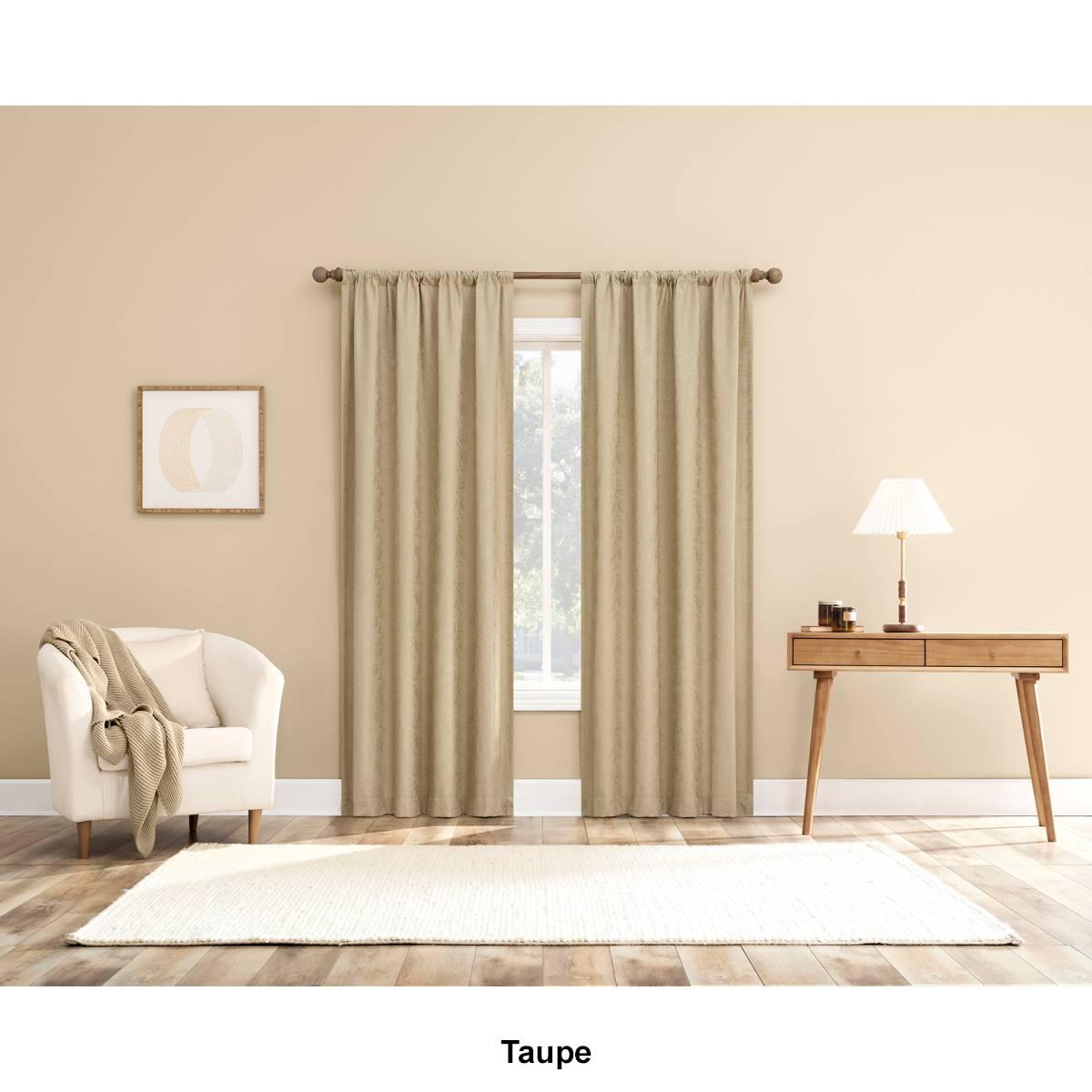 Belmont No Header Total Blackout Rod Pocket Panel Curtain