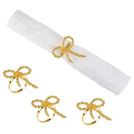 Ribbon Napkin Ring Set Of 4