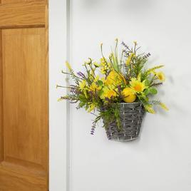 Northlight Seasonal Lemon & Daisy Spring Basket Wall Décor