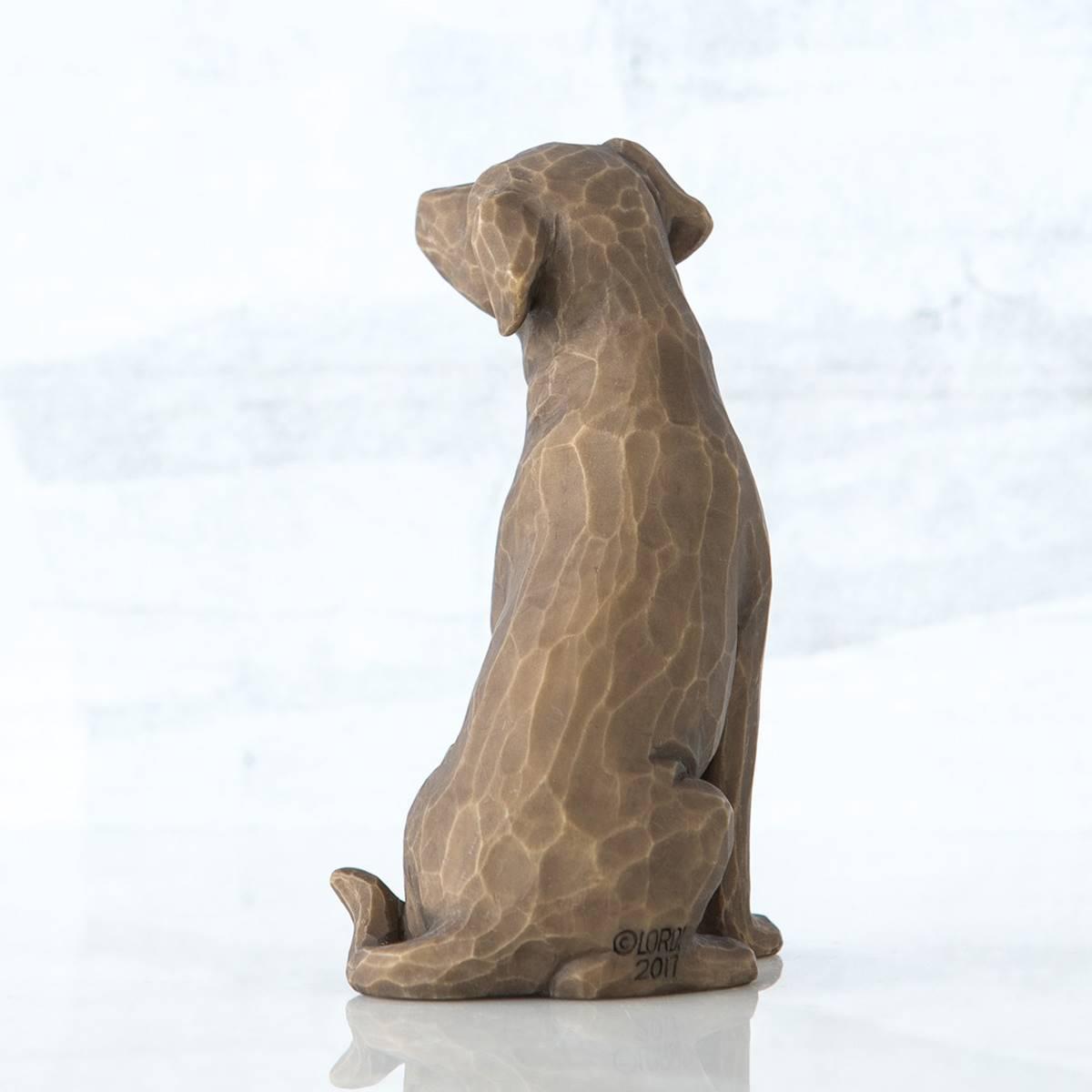 Willow Tree 3.25in. Dark Dog