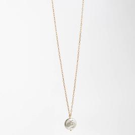 Design Collection Gold-Tone Glass/Pearl Necklace