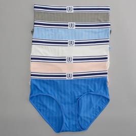 Womens IZOD(R) 5pk. Jacquard Micro Brief Panties IZ72873