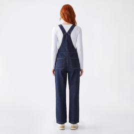 Juniors Celebrity Pink Overall High Rise Relaxed Fit Jeans