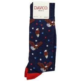 Mens Davco® American Eagle Novelty Crew Socks