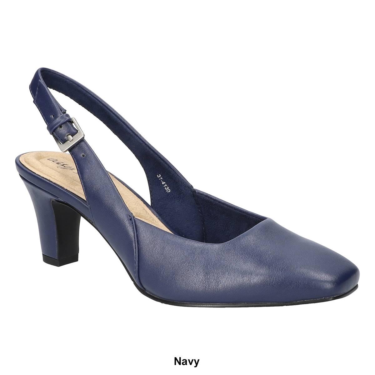 Womens Easy Street Ritsa Square Toe Slingback Pumps